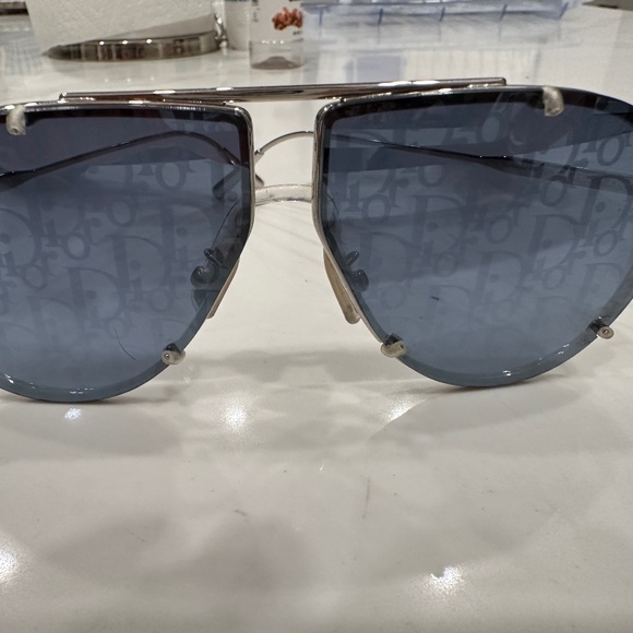 WOMEN CHRISTION DIOR SUNGLASSES AVIATOR STYLE - Picture 2 of 6